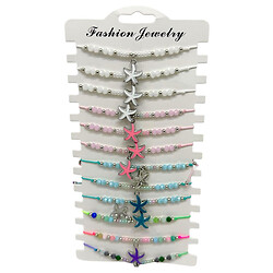 Браслет "Морська зірочка", 12 шт., Mic