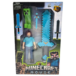 Набор "MINECRAFT": меч, 2 фигурки, в коробке, ВИД 1, Mic