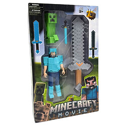 Набор "MINECRAFT": меч, 2 фигурки, в коробке, ВИД 2, Mic