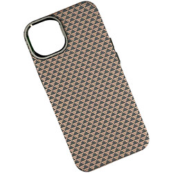 Чохол (накладка) Apple iPhone 13 Pro, Elite Carbon Matte Box, Brown Herringbone, MagSafe, Малюнок