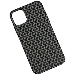 Чехол (накладка) Apple iPhone 16, Elite Carbon Matte Box, MagSafe, Dark Grey Herringbone, Рисунок