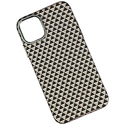 Чехол (накладка) Apple iPhone 17, Elite Carbon Matte Box, MagSafe, Biege Herringbone, Рисунок