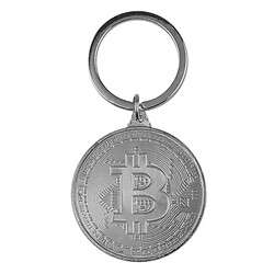 Брелок Bitcoin, Серебряный