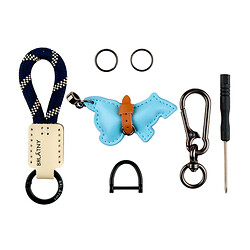 Брелок Французский Бульдог, Голубой