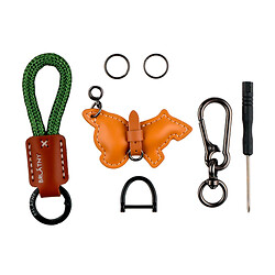 Брелок Французский Бульдог, Коричневый