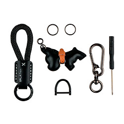 Брелок Французький Бульдог, Чорний