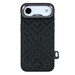 Чохол (накладка) Apple iPhone 17 Air, Kajsa Briquette Rhombus, Чорний