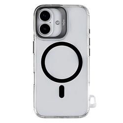 Чохол (накладка) Apple iPhone 17, Kajsa Trans-Shield, MagSafe, Gun Metal, Прозорий