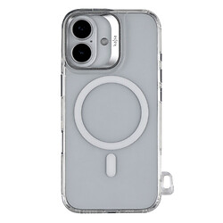 Чохол (накладка) Apple iPhone 17, Kajsa Trans-Shield, MagSafe, Срібний