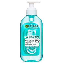 Гель для умывания кожи лица очистка GARNIER Гиалуроновый Алоэ, 200 мл