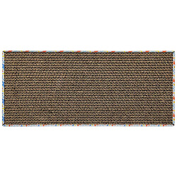 Котел картонный прямоугольный, 49х20 см