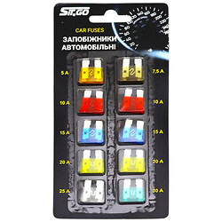 Автомобильные предохранители Sit&GO на блистере