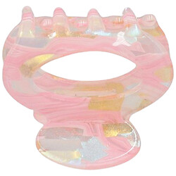 Краб для волос пластиковый цветной в ассортименте