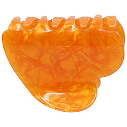 Краб для волос пластиковый фигурный цветной микс