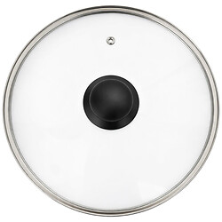 Крышка для посуды стеклянная Holmer Basic, d=28 см