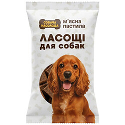 Лакомство для собак Собачье наслаждение Мясная пастила, 40 г