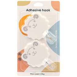 Набор крючков настенных пластиковых "Овечка"