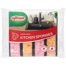 Набор губок кухонных фигурных Optimal крупнопористых