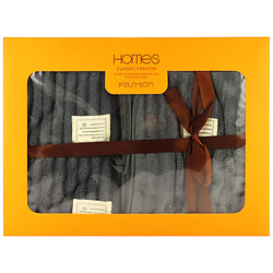 Набор полотенец микрофибра однотонных 35х75 см, 70х140 см