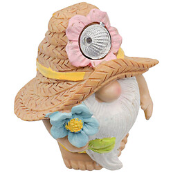 Светильник садовый на солнечной батарее "Гном в шляпе"