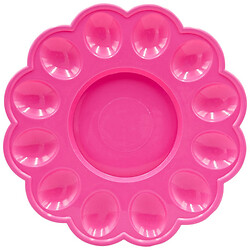 Тарелка для куличей и яиц пластиковая Almo цветная