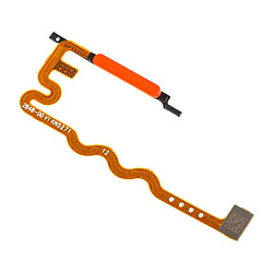 Шлейф Motorola XT2535 Moto G06, С сканером отпечатка пальца, Оранжевый