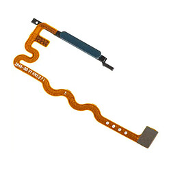 Шлейф Motorola XT2535 Moto G06, С сканером отпечатка пальца, Синий