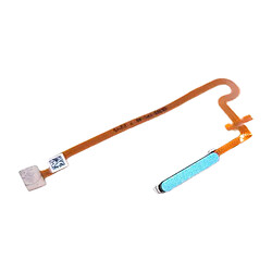 Шлейф OPPO Realme C30s, С сканером отпечатка пальца, Голубой