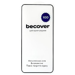 Захисне скло Samsung A576 Galaxy А57, BeCover, 10D, Чорний