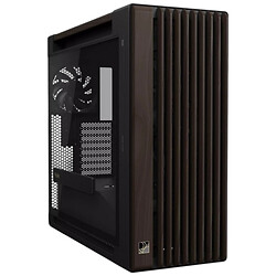 Корпус Asus ProArt PA602 Walnut Wood Tempered Glass Modern, Черный