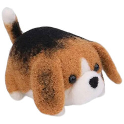 Набор для сухого валяния из шерсти, игрушка Собака, с голками, фелтинг