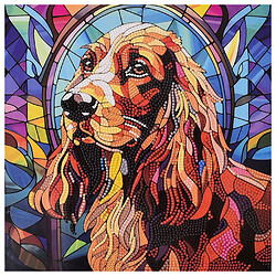 Алмазна мозаїка "Вірний пес", 30х30 см, Strateg