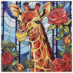 Алмазная мозаика "Жирафовая сказка", 30х30 см, Strateg