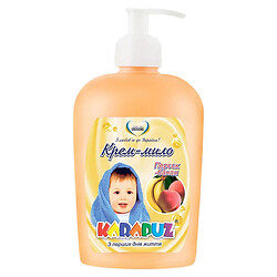 Крем-мыло детское "Карапуз" персик-банан, 400г, Карапуз