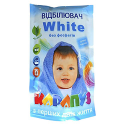 Відбілювач "Карапуз", White суперкисень, 200г, Карапуз