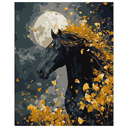 Картина по номерам с красками металлик "Лошадь и ветер", 40х50 см, Ідейка