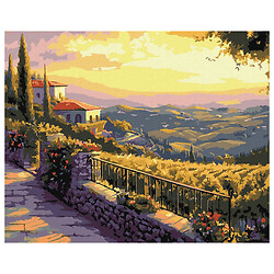 Набор для росписи по номерам "Итальянский вечер", 40х50см, Ідейка