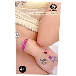 Набор временных тату, 4 листа, Mic