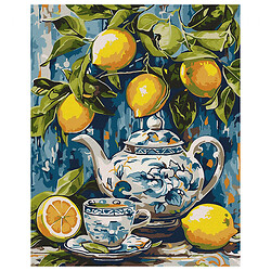 Набор для росписи "Лимоны и керамика", 40х50см, Ідейка