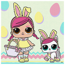 Набор для росписи по номерам для детей "L.O.L. Surprise! Spring Bling HOPS and KITTEA", 30х30см, Ідейка