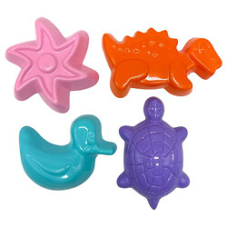 Набор формочек для песка, 4 шт., ПАСТЕЛЬ, Wader