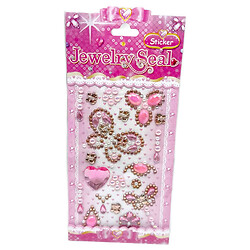 Наклейки-стразы, светло-розовый, Mic