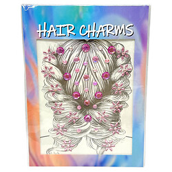 Наклейки-стрази для волосся, Mic