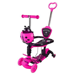 Самокат дитячий, 3-х колісний, 3в1, колеса PU, світяться, Mic