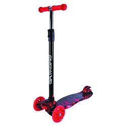 Самокат детский "Пламя", 4-х колесный, MAXI, колеса PU, светятся, в пакете, Mic