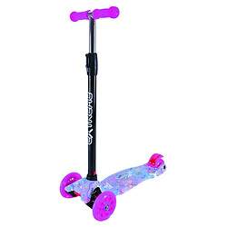 Самокат детский "Единороги", 4-х колесный, MAXI, колеса PU, светятся, в пакете, Mic