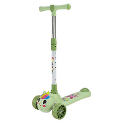 Самокат детский 3-х колесный, складной, колеса PU, муз, батар, свет, звук, Mic