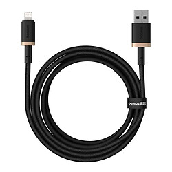 USB кабель Baseus P10377801U01-02 Dura Apple iPhone SE 2022 / iPhone 14 Pro Max / iPhone 14 Plus / iPhone 14 Pro / iPhone 14 / iPhone 13 Pro / iPhone 13 Mini / iPhone 13 / iPhone 13 Pro Max / iPhone 12 Mini / iPhone 12 Pro Max, Lightning, 2.0 м., Черный