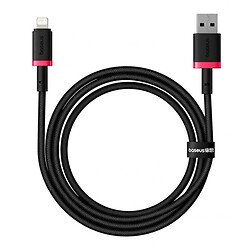 USB кабель Baseus P10377801U01-03 Dura Apple iPhone SE 2022 / iPhone 14 Pro Max / iPhone 14 Plus / iPhone 14 Pro / iPhone 14 / iPhone 13 Pro / iPhone 13 Mini / iPhone 13 / iPhone 13 Pro Max / iPhone 12 Mini / iPhone 12 Pro Max, Lightning, 2.0 м., Черный