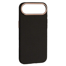 Чехол (накладка) Apple iPhone 17 Air, Carbon Style, MagSafe, Black Grey, Черный